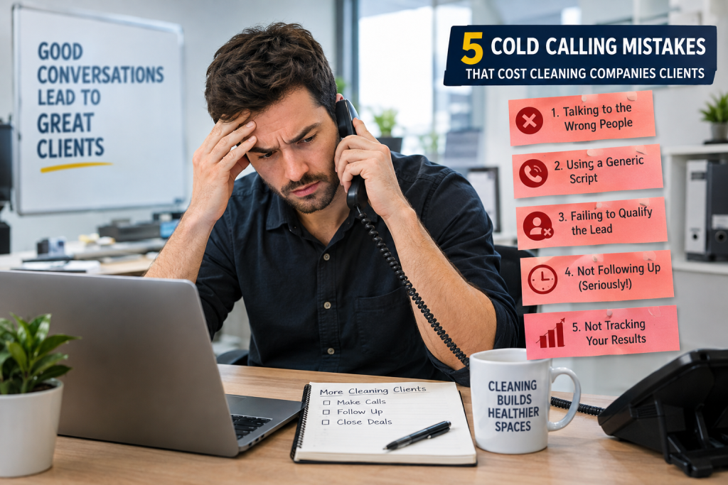 5 Cold Calling Mistakes That Cost Cleaning Companies Clients